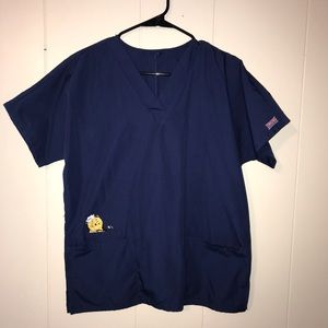 Funny Nurse Cat Scrub Top